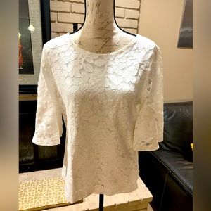 Banana Republic lace blouse.